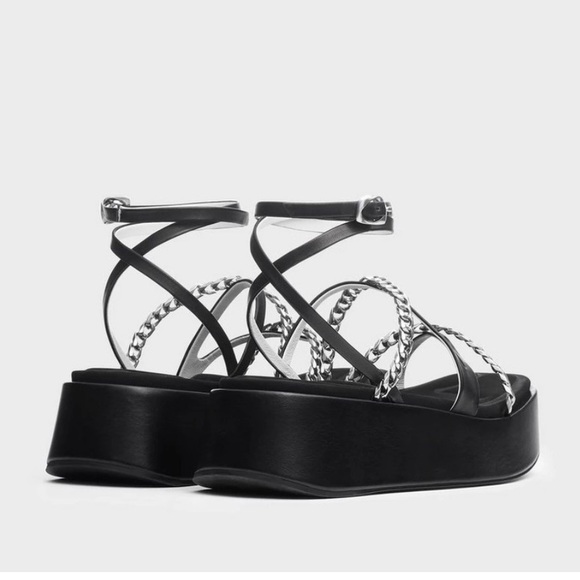 NWOT Rag & Bone Black Logan Platform Size 37.5 - Picture 6 of 16